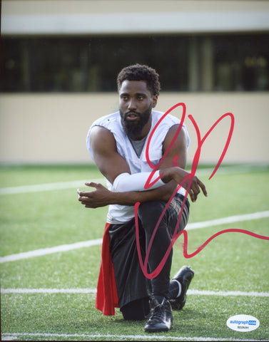 John David Washington Ballers Signed Autograph 8x10 Photo ACOA