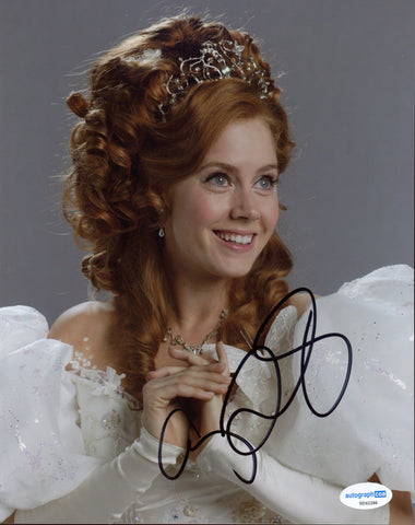 Amy Adams Enchanted Signed Autograph 8x10 Photo ACOA