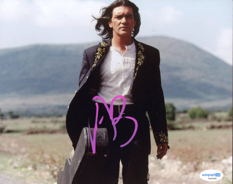 Antonio Banderas Desperado Signed Autograph 8x10 Photo ACOA