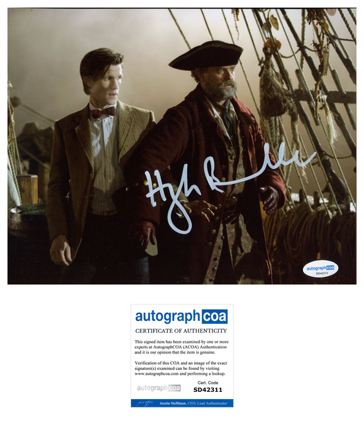 Hugh Bonneville Doctor Who Signed Autograph 8x10 Photo ACOA