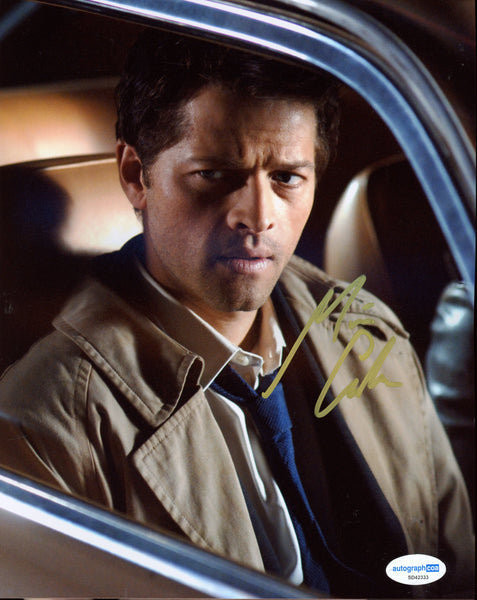 Misha Collins Supernatural Signed Autograph 8x10 Photo ACOA