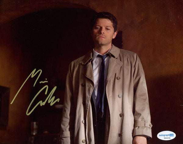 Misha Collins Supernatural Signed Autograph 8x10 Photo ACOA