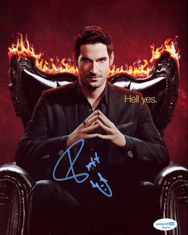 Tom Ellis Lucifer Signed Autograph 8x10 Photo ACOA