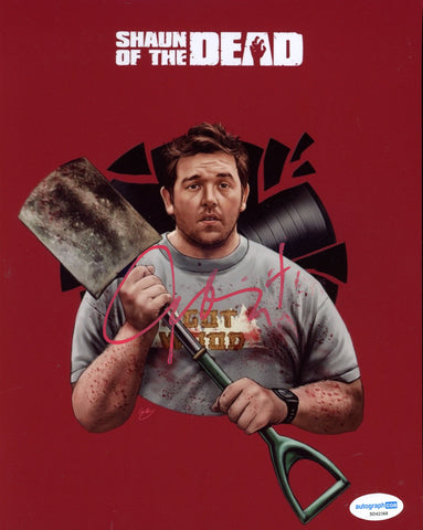 Nick Frost Shaun of the Dead Signed Autograph 8x10 Photo ACOA