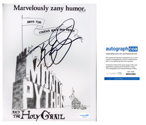 Terry Gilliam Monty Python Signed Autograph 8x10 Photo ACOA