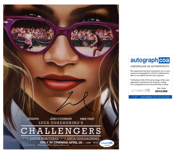 Luca Guadagnino Challengers Signed Autograph 8x10 Photo ACOA