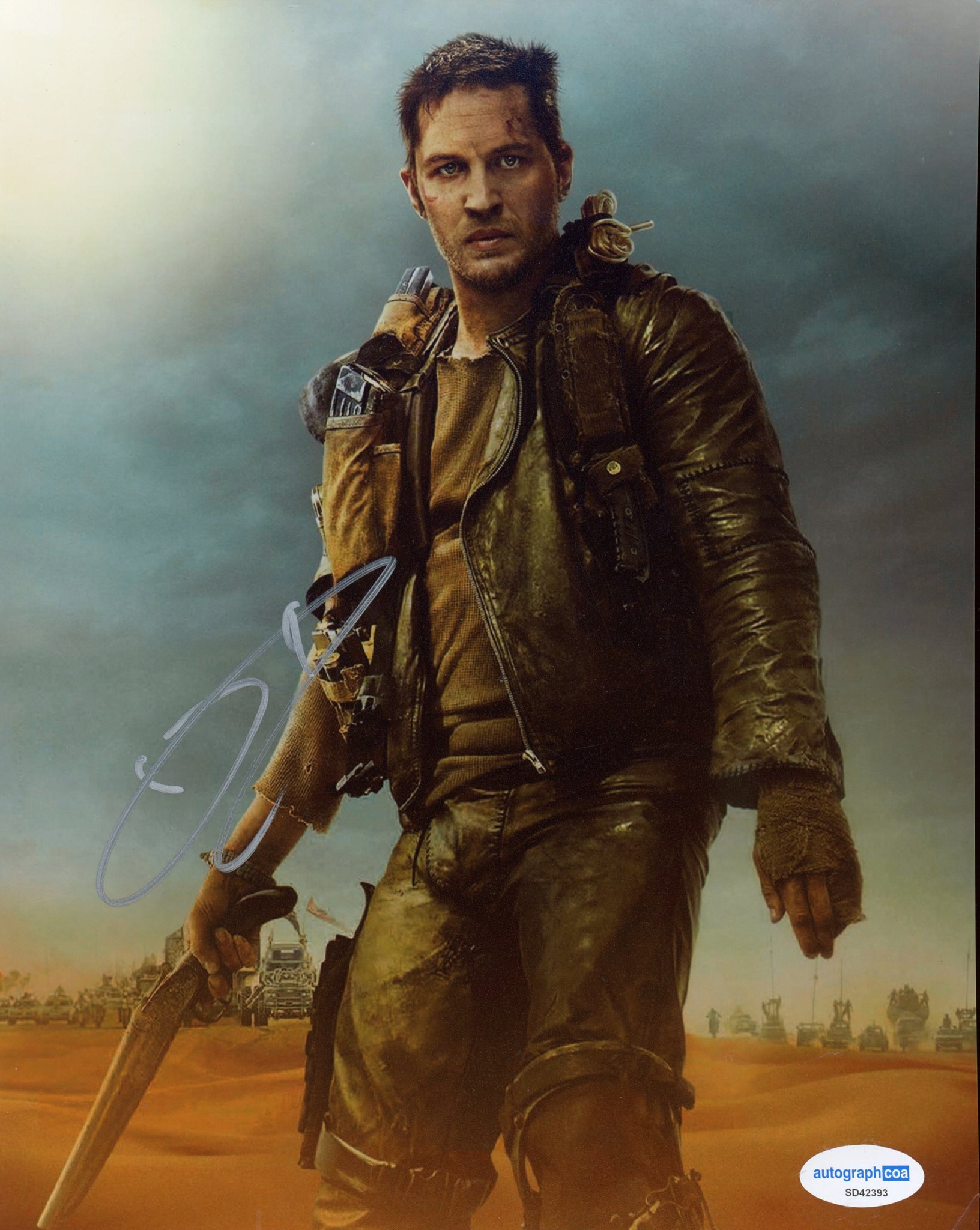 Tom Hardy Mad Max Signed Autograph 8x10 Photo ACOA