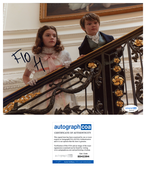 Florence Hunt Bridgerton Signed Autograph 8x10 Photo ACOA