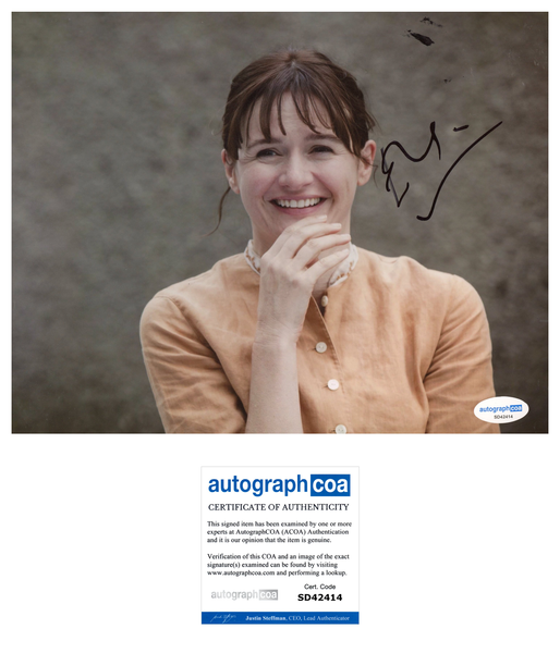 Emily Mortimer Sexy Signed Autograph 8x10 Photo ACOA