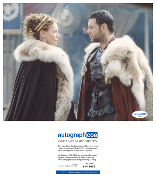 Connie Nielsen Gladiator Signed Autograph 8x10 Photo ACOA