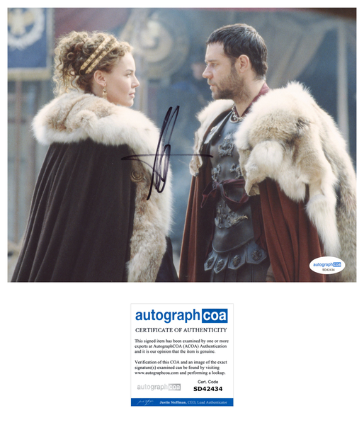 Connie Nielsen Gladiator Signed Autograph 8x10 Photo ACOA