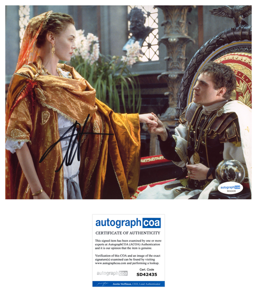 Connie Nielsen Gladiator Signed Autograph 8x10 Photo ACOA