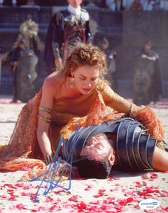 Connie Nielsen Gladiator Signed Autograph 8x10 Photo ACOA