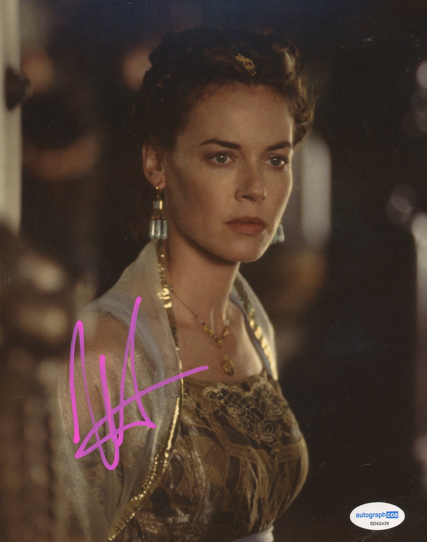 Connie Nielsen Gladiator Signed Autograph 8x10 Photo ACOA