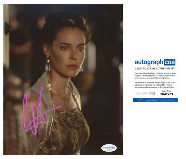 Connie Nielsen Gladiator Signed Autograph 8x10 Photo ACOA