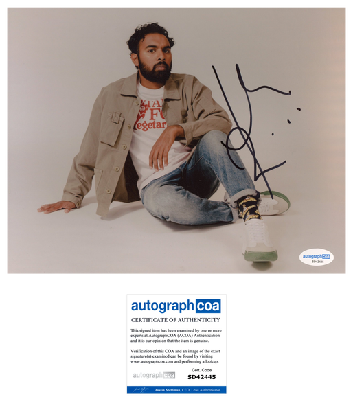 Himesh Patel Franchise Signed Autograph 8x10 Photo ACOA