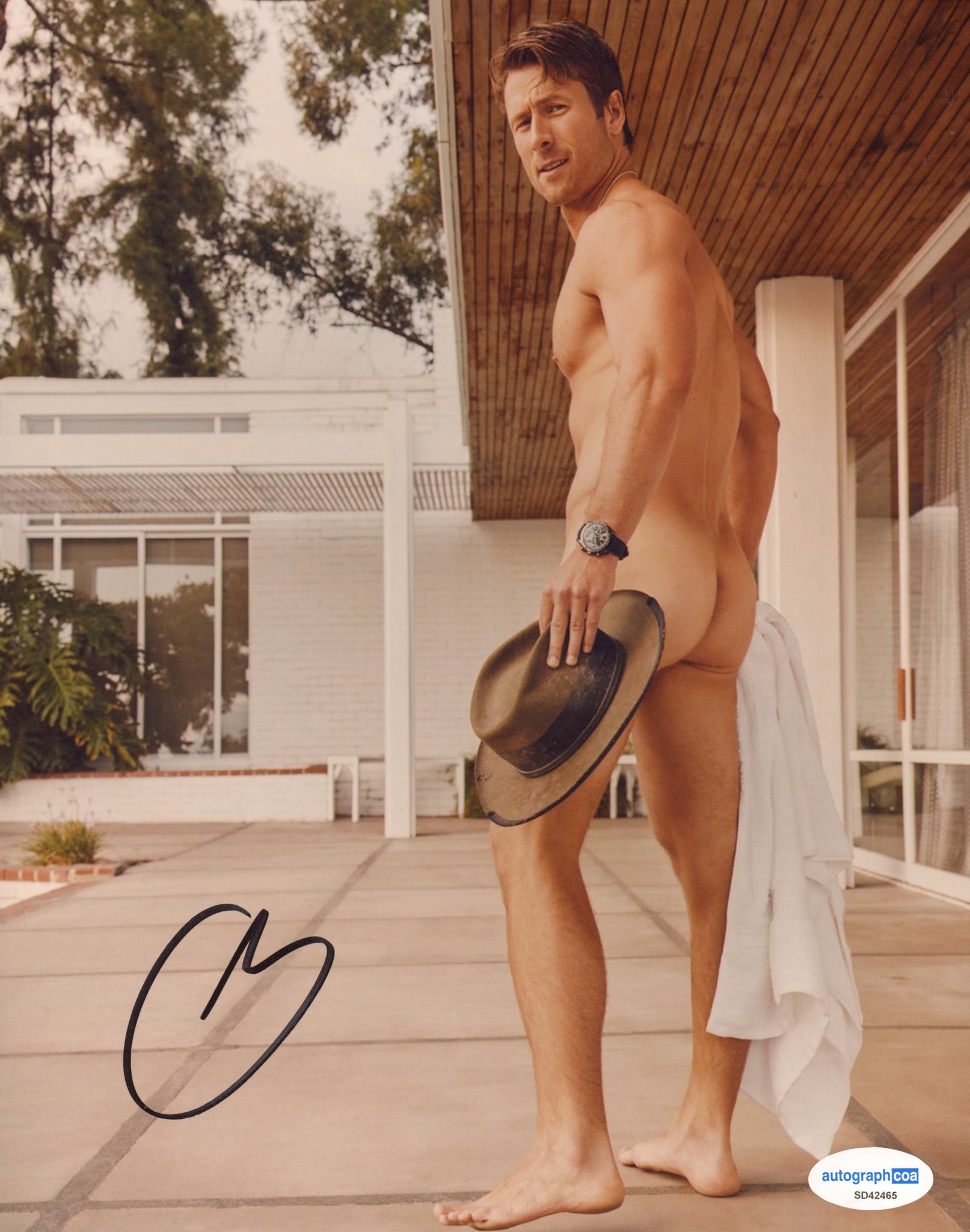 Glen Powell Twisters Signed Autograph 8x10 Photo ACOA