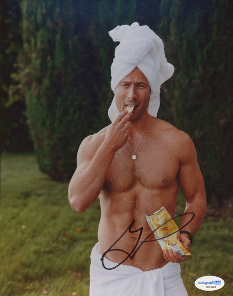 Glen Powell Top Gun Signed Autograph 8x10 Photo ACOA
