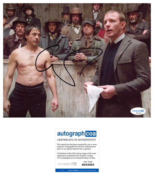 Guy Ritchie Sherlock Holmes Signed Autograph 8x10 Photo ACOA