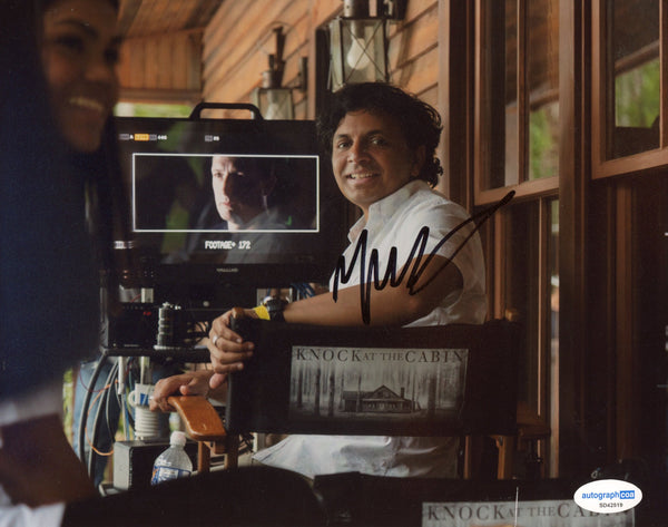 M Night Shyamalan Signs Autograph Signed Autograph 8x10 Photo ACOA