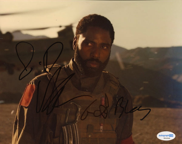 John David Washington Tenet Signed Autograph 8x10 Photo ACOA