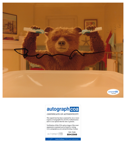 Ben Whishaw Paddington Signed Autograph 8x10 Photo ACOA