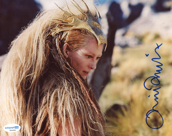 Tilda Swinton Chronicles of Narnia Signed Autograph 8x10 Photo ACOA