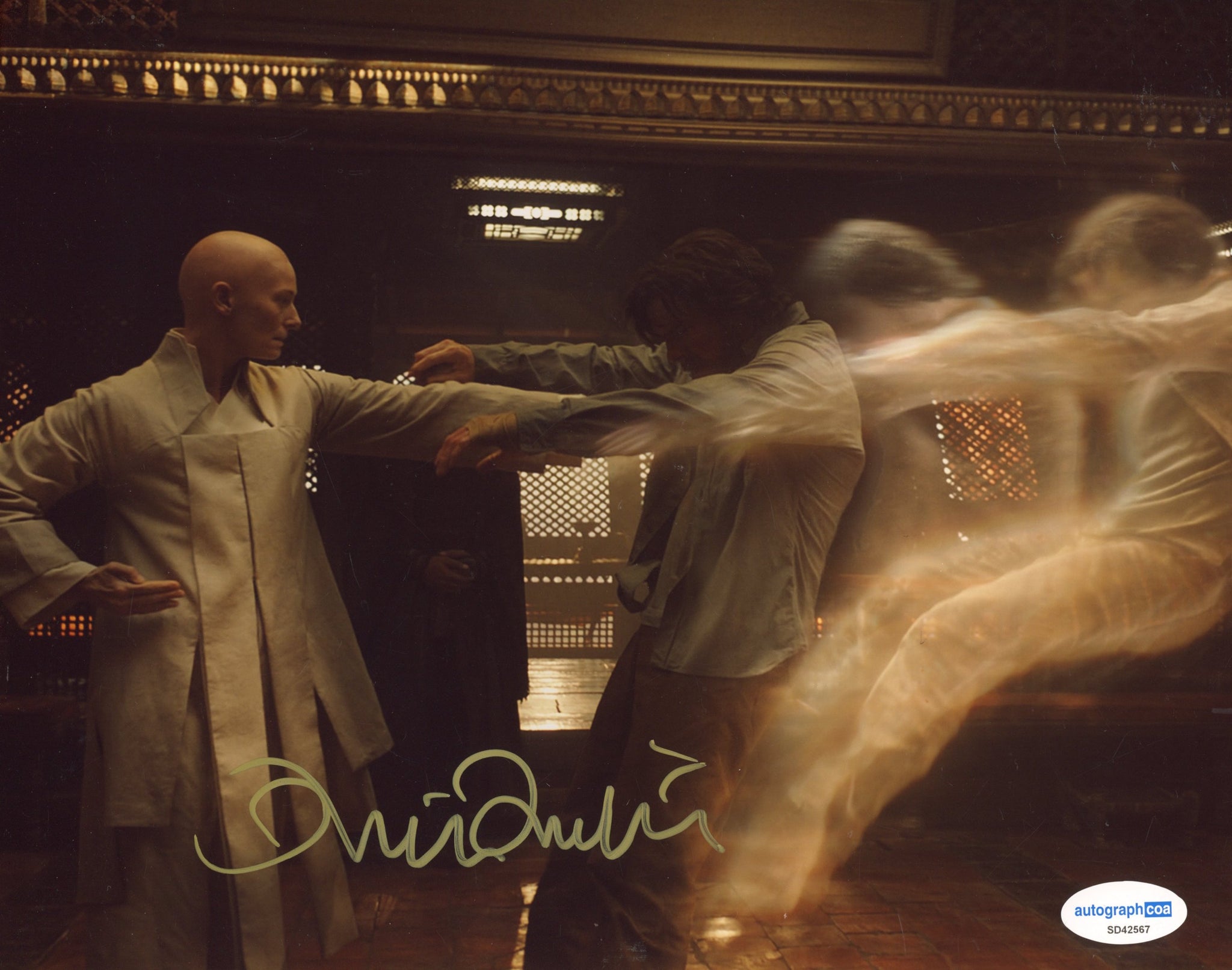 Tilda Swinton Doctor Strange Signed Autograph 8x10 Photo ACOA