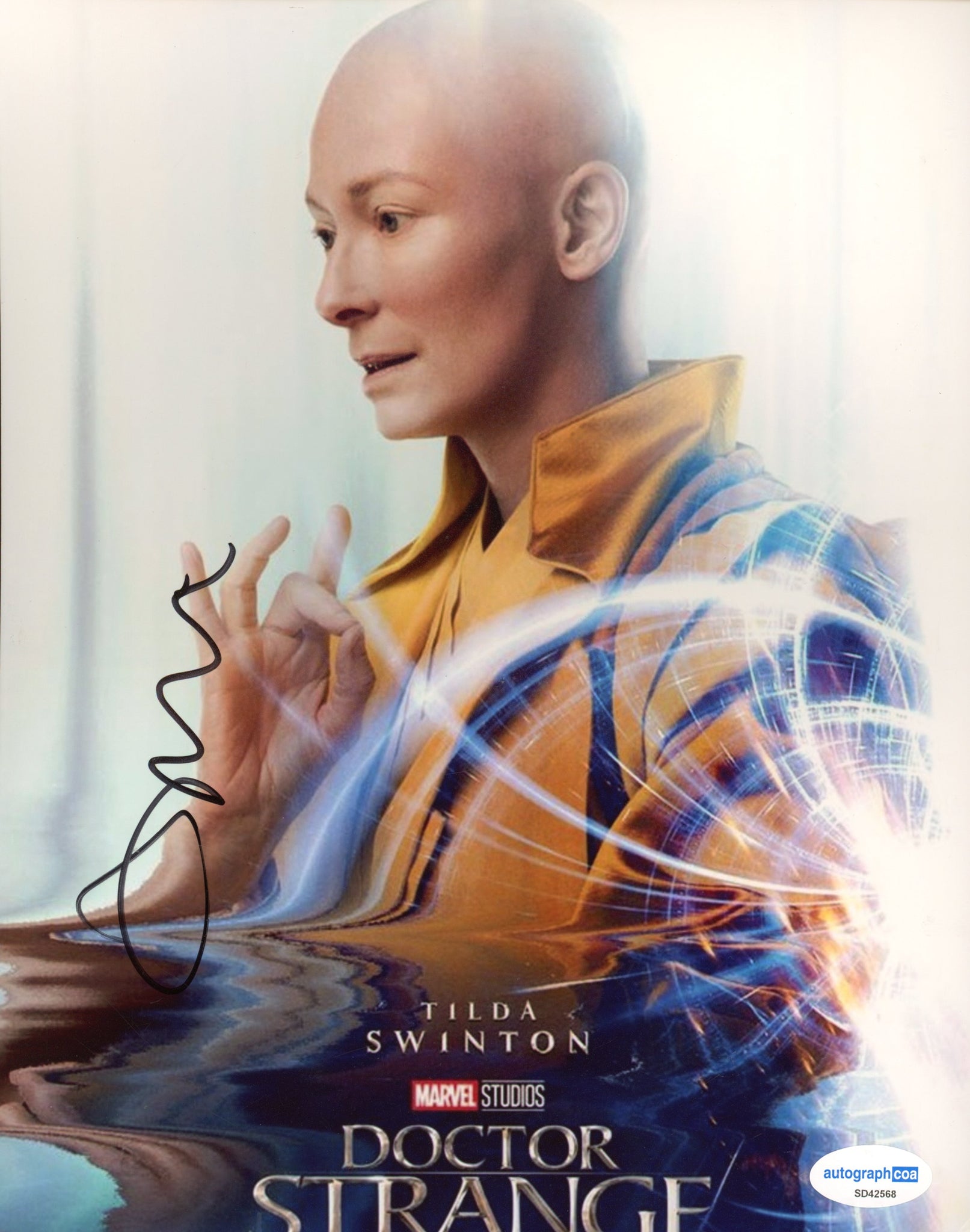 Tilda Swinton Doctor Strange Signed Autograph 8x10 Photo ACOA