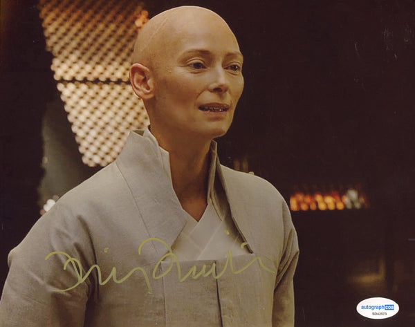 Tilda Swinton Doctor Strange Signed Autograph 8x10 Photo ACOA