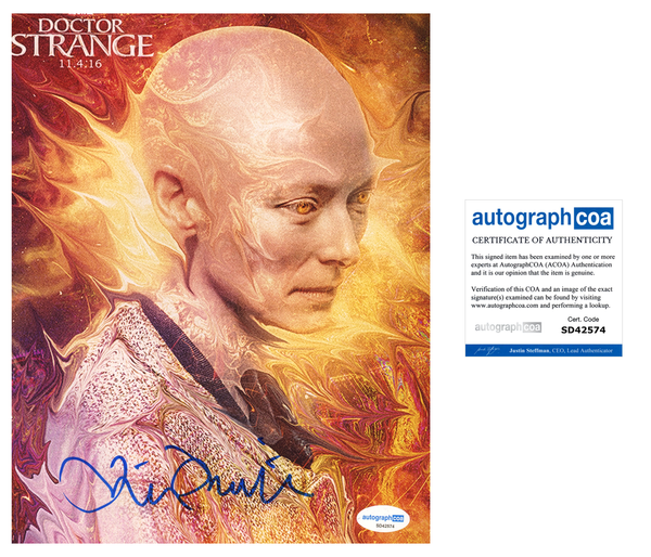 Tilda Swinton Doctor Strange Signed Autograph 8x10 Photo ACOA