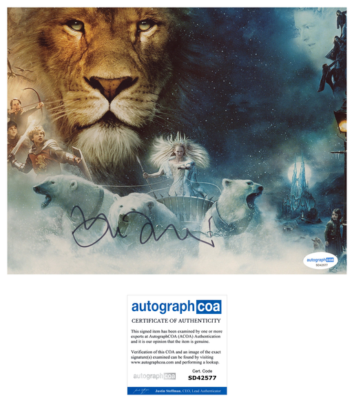 Tilda Swinton Chronicles of Narnia Signed Autograph 8x10 Photo ACOA