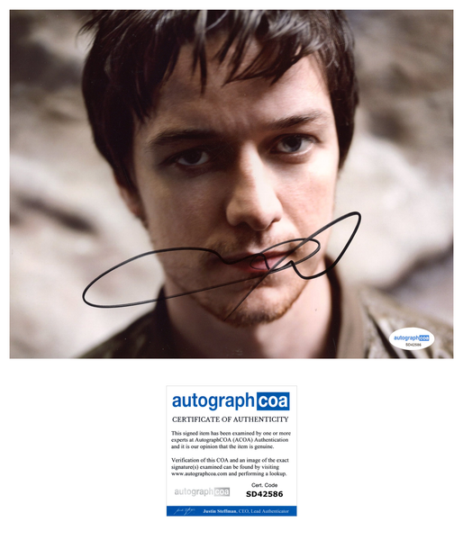 James McAvoy Wanted Signed Autograph 8x10 Photo ACOA