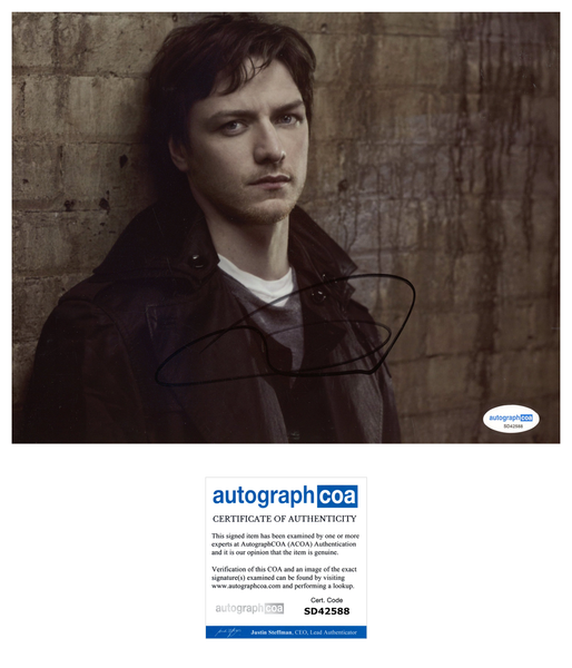 James McAvoy Wanted Signed Autograph 8x10 Photo ACOA