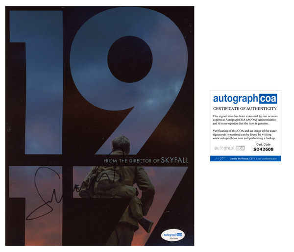 Sam Mendes 1917 Signed Autograph 8x10 Photo ACOA