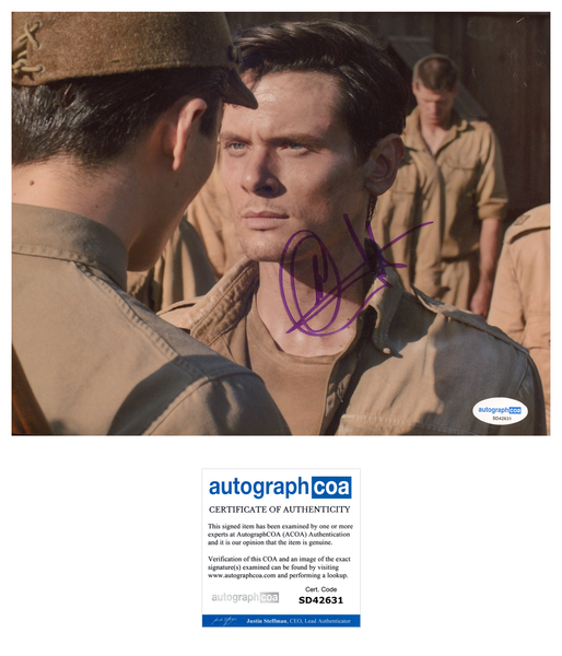 Jack O'Connell Unbroken Signed Autograph 8x10 Photo ACOA