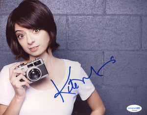 Kate Micucci Sexy Signed Autograph 8x10 Photo ACOA