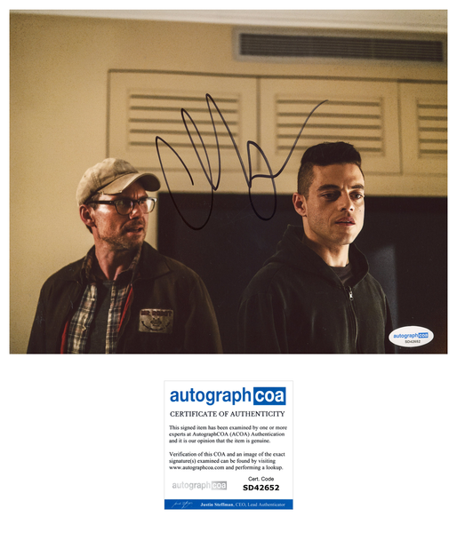 Christian Slater Mr Robot Signed Autograph 8x10 Photo ACOA