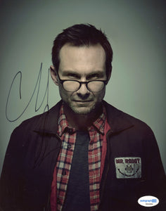 Christian Slater Mr Robot Signed Autograph 8x10 Photo ACOA