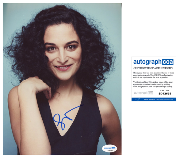 Jenny Slate Sexy Signed Autograph 8x10 photo ACOA