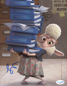 Jenny Slate Zootopia Signed Autograph 8x10 photo ACOA