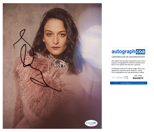 Jenny Slate Sexy Signed Autograph 8x10 photo ACOA