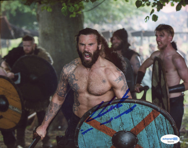 Clive Standen Vikings Signed Autograph 8x10 Photo ACOA