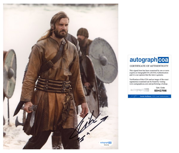 Clive Standen Vikings Signed Autograph 8x10 Photo ACOA