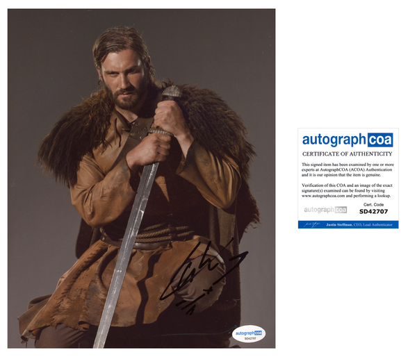 Clive Standen Vikings Signed Autograph 8x10 Photo ACOA