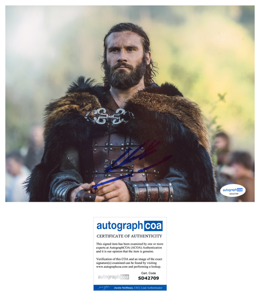 Clive Standen Vikings Signed Autograph 8x10 Photo ACOA