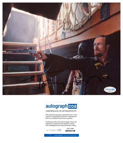 Toby Stephens Black Sails Signed Autograph 8x10 Photo ACOA