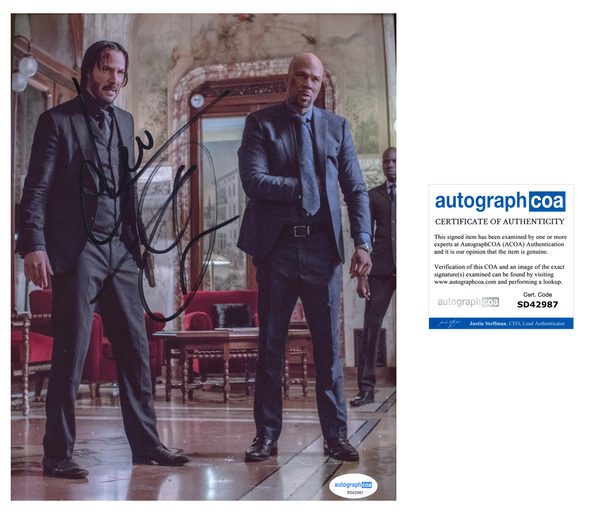 Common John Wick Signed Autograph 8x10 Photo ACOA