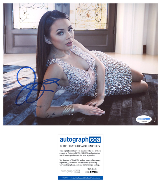 Janel Parrish Sexy Signed Autograph 8x10 Photo ACOA