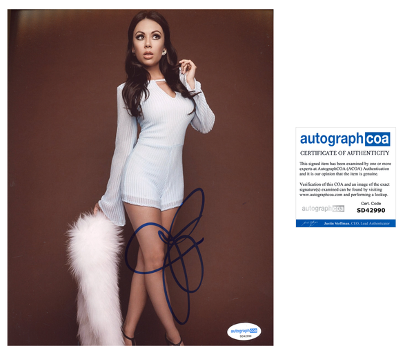 Janel Parrish Sexy Signed Autograph 8x10 Photo ACOA